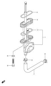 DR-Z400 Топливный кран