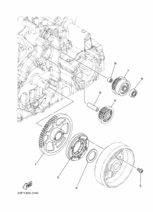 XT1200ZE Муфта стартера