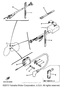 YZ125J Электрика