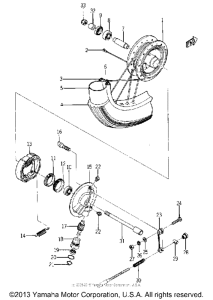YG1K Переднее колесо