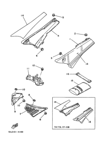 RZ250RR ｻｲﾄﾞｶﾊﾞｰ