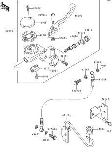 VN800 Главный тормозной цилиндр