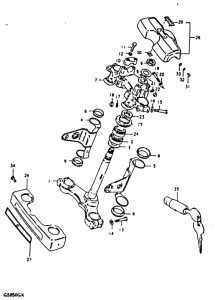 GS850 Траверса нижняя
