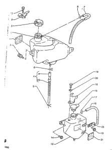 TZR125R Oil tank / tank recovery