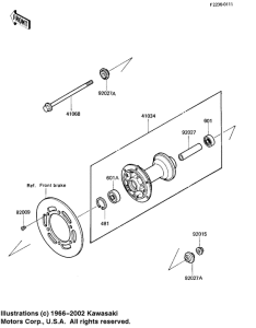  Передняя втулка