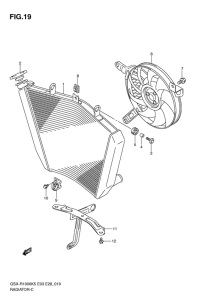 GSX-R1000 Радиатор