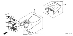ST1300 Сиденье