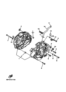 ST225 Картер двигателя