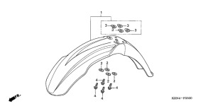  Переднее крыло