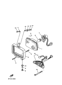 TDR50 Headlight assy