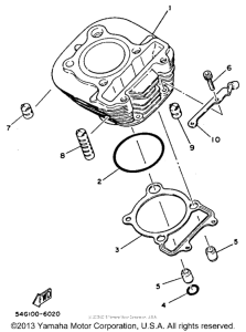 TW200T Цилиндры