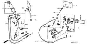 GL1500CD Switch + cable