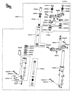 ZG1000 Вилка передней оси