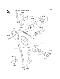 KL650 Распредвал