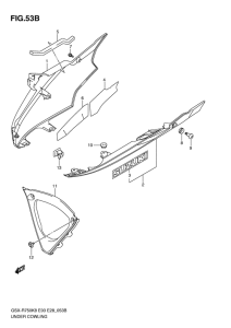 GSX-R750 Under cowling