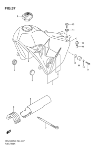 DR-Z400 Tank fuel
