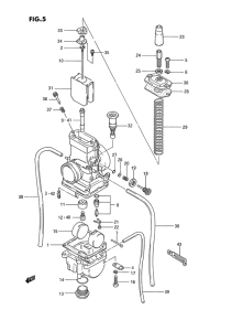 RM80 Carburetor assy