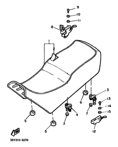 FJ1100 Сиденье