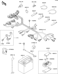 ZX900 Электрика