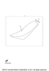 WR450F Сиденье