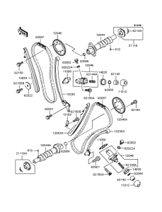 VN1500 Распредвал