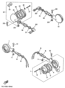 XV240 Поворотники