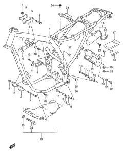 DR650 Frame comp