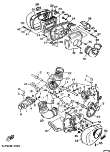 XV1100 Впускная система 1