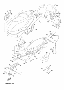 YP250R Пружина