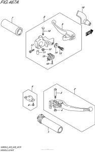 VZ800 Рулевые переключатели