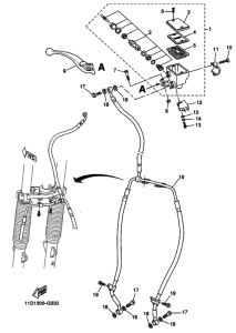  Передний тормозной цилиндр