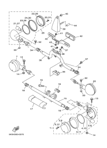 XVS1100A Поворотники