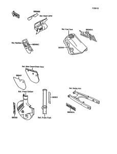 KMX125 Decals(green)(kmx125-b6)