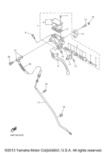 XVZ1300AMC Главный тормозной цилиндр