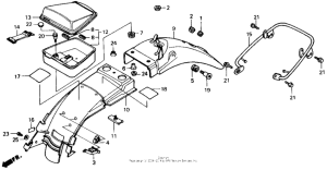 GB500 Задний бампер