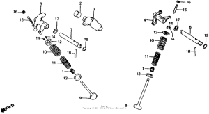 XR500R Camshaft + valve 81-82