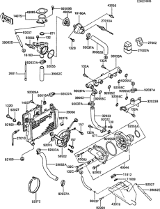 ZX1000 Radiator(1 / 2)(-zxt00ae003101)