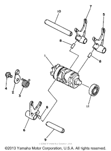 WR500ZD Копирный вал