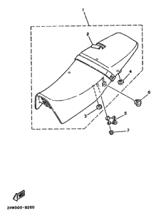 TZR250 Пружина