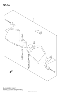 DL650 (ABS) Knuckle Cover Set (Optional)