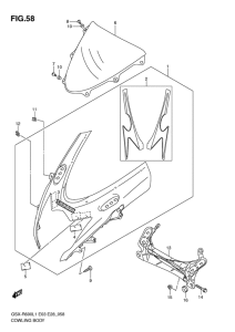 GSX-R600 Cowling body