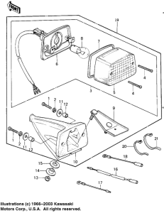  Taillight / chassis electrical equipment