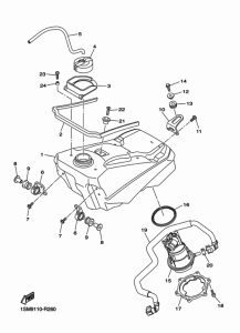  Топливный бак