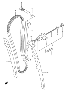 DR350 Держатель направляющей