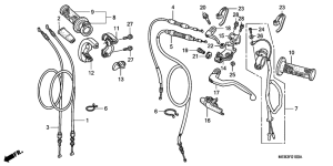  Handle lever / switch / cable