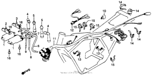 CB750 Wire harness + ignition coil