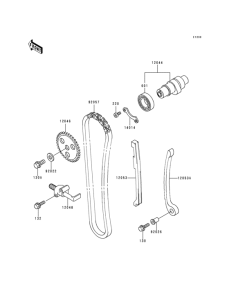 BJ250 Распред вал