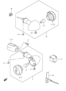 LS650 Поворотники