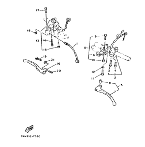 TZR125 Conmutadores - manetas