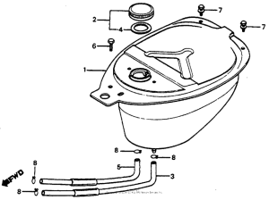 C70 Топливный бак